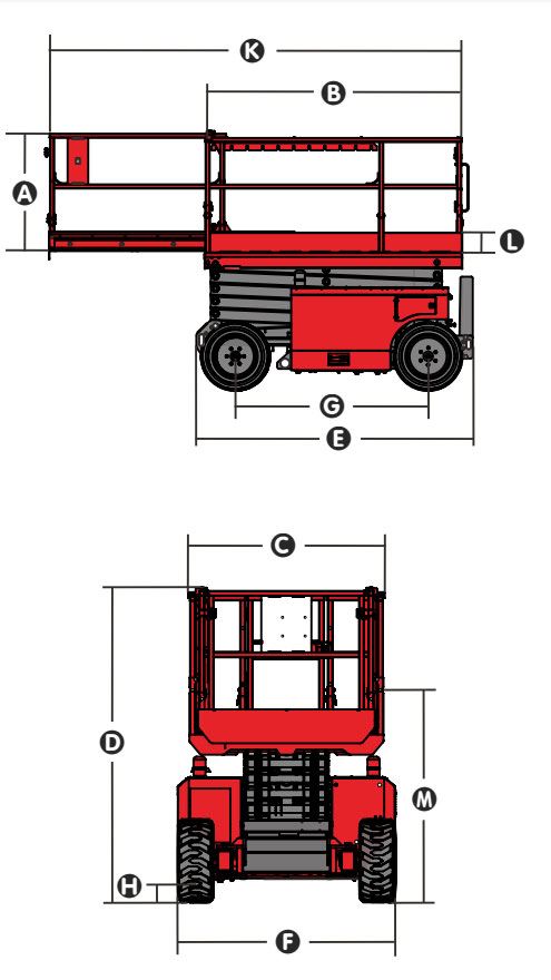 Dimensions Repliée