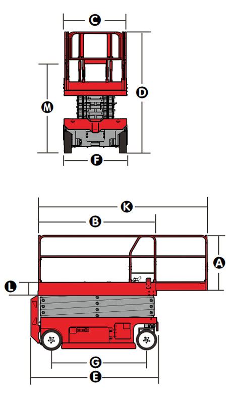 Dimensions Repliée